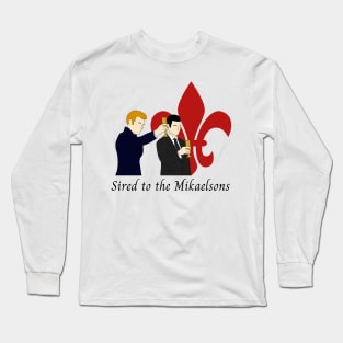 sired to the mikaelsons klaus and elijah fleur de lis the originals Long Sleeve T-Shirt